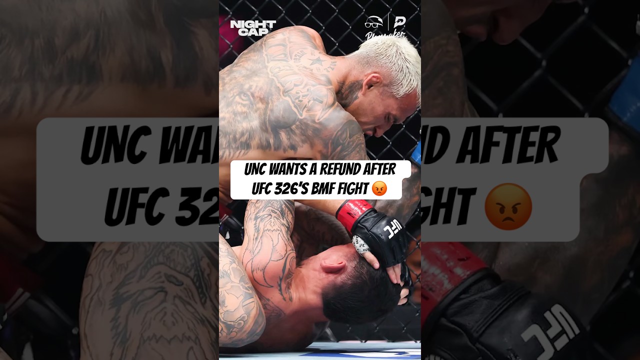 Unc wants a refund after #UFC 326 between Charles Oliveira and Max Holloway 😡 #Nightcap
