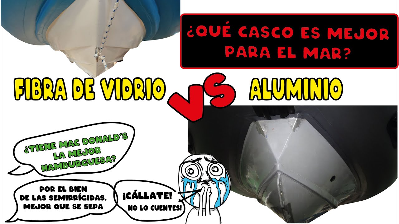 &iquest;ES VERDAD? Aluminum or Fiber glass - barcos de aluminio o fibra - Hilgfield - zodiac - quality
