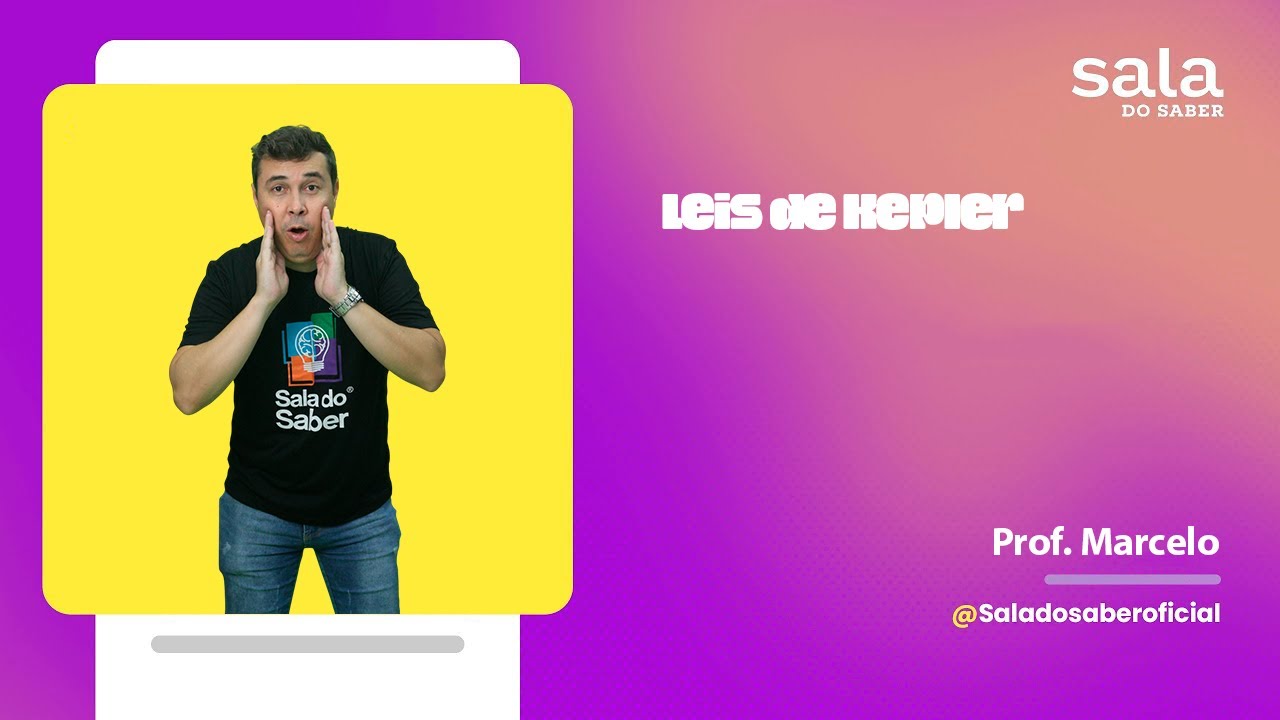 Leis de Kepler - Professor Marcelo