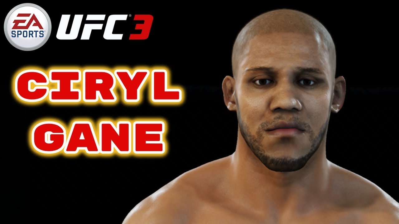 How to Create Ciryl Gane (CAF Formula) No Game Face !! Create a Fighter - EA Sports UFC 3
