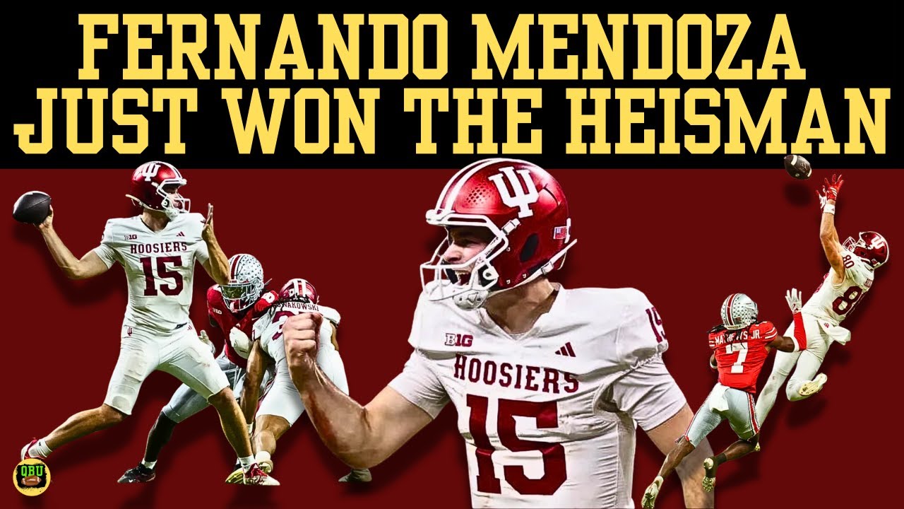 Fernando Mendoza Just Won THE HEISMAN TROPHY