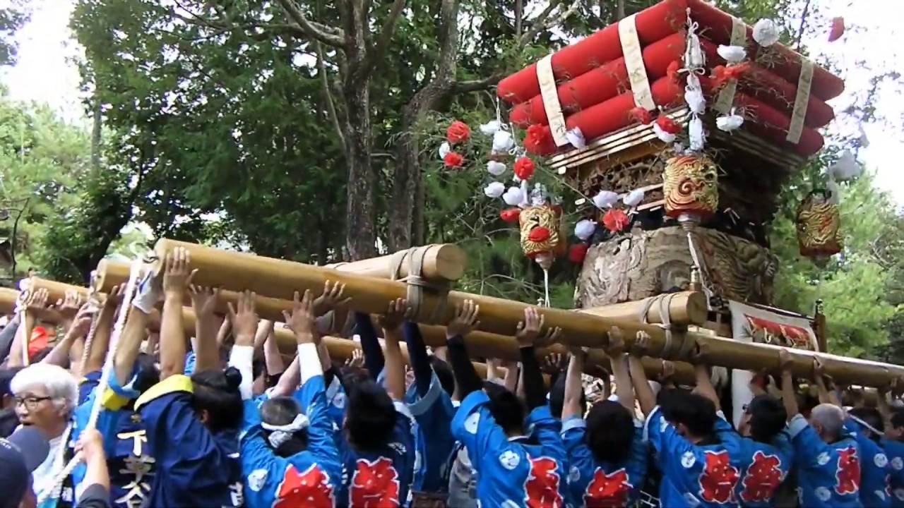 令和元年　草谷天神社　昼宮　宮入