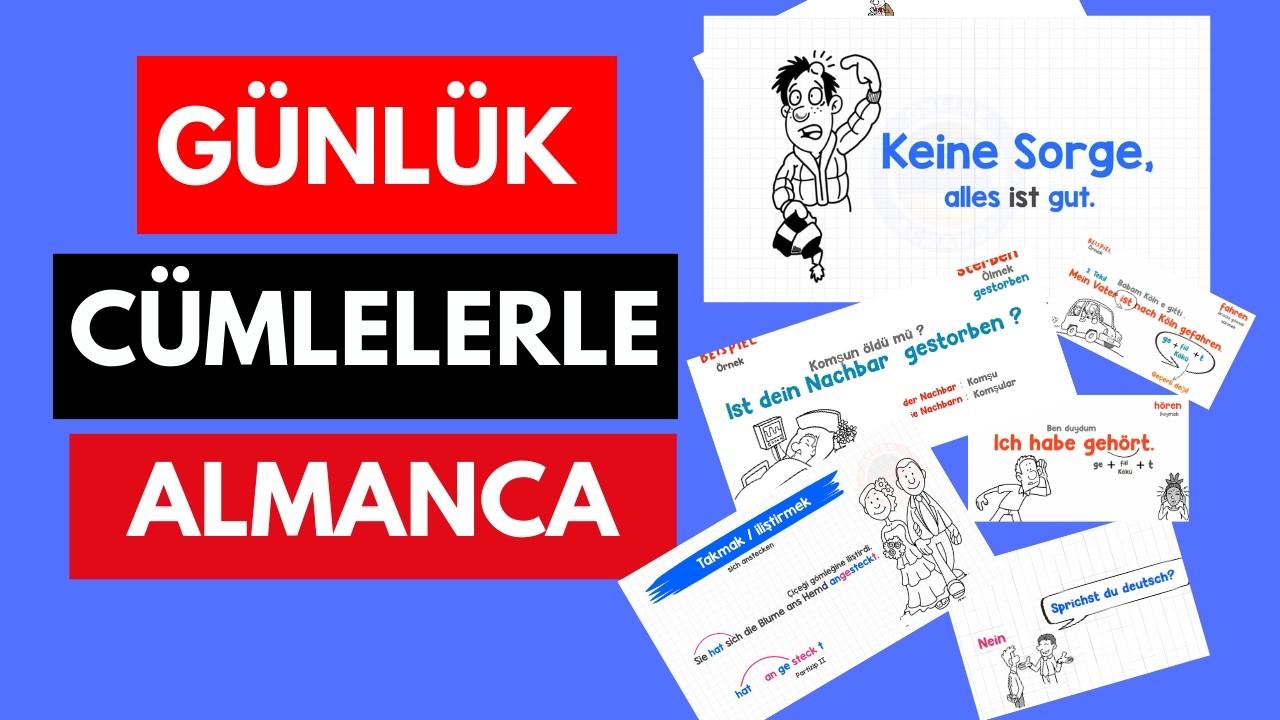 Günlük Cümlelerle Diyalog Kur! Almanca Konuş!