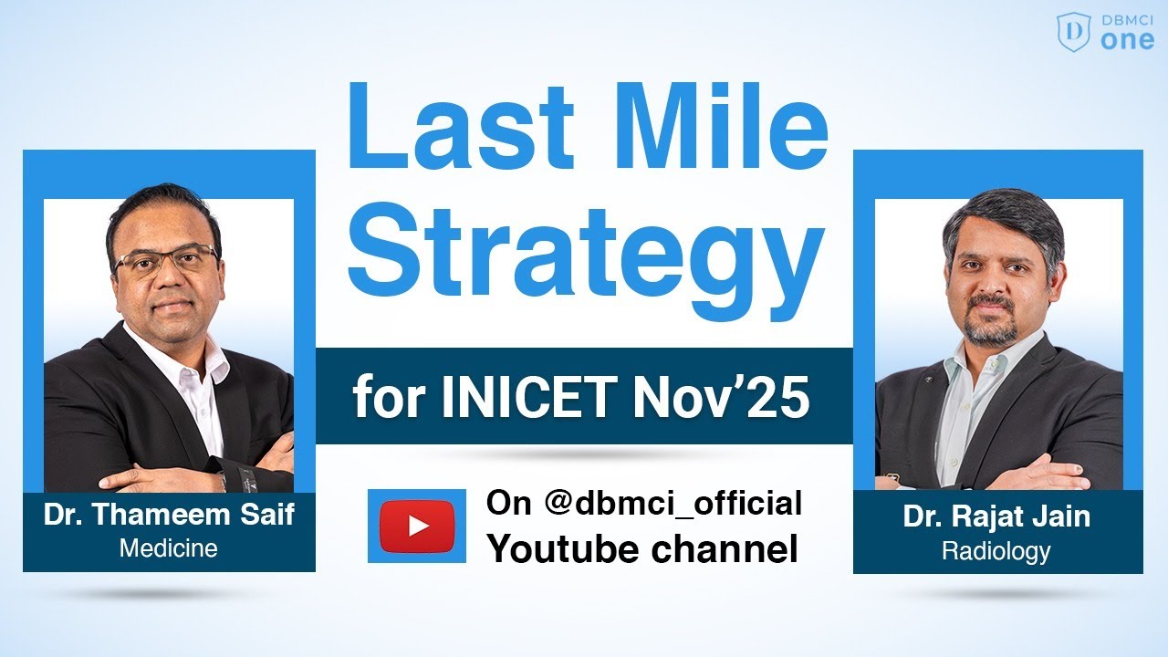 Last Minute INICET Nov 2025 Preparation Strategy | INICET Nov 2025 Strategy | DBMCI One