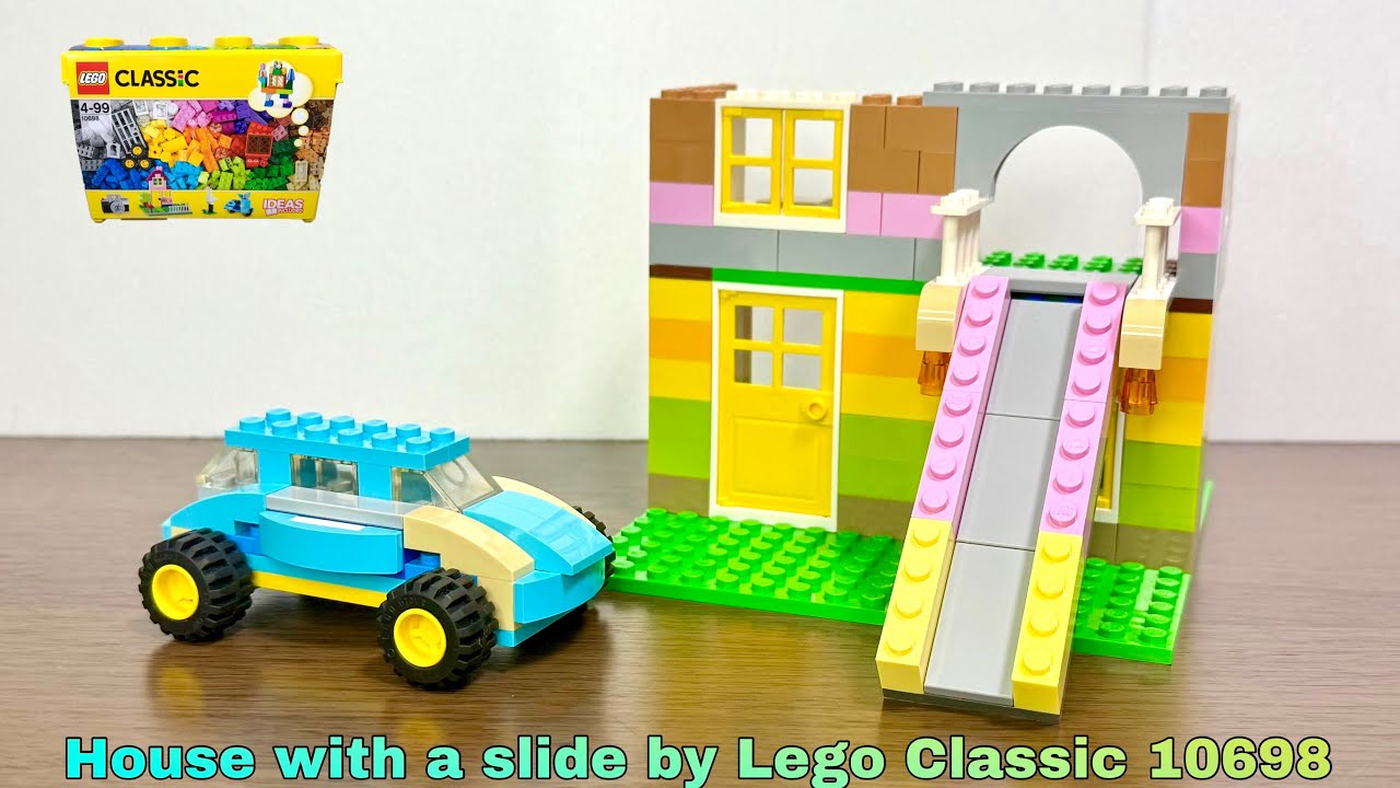 Lego Classic 10698 assembling to house and vehicle #214