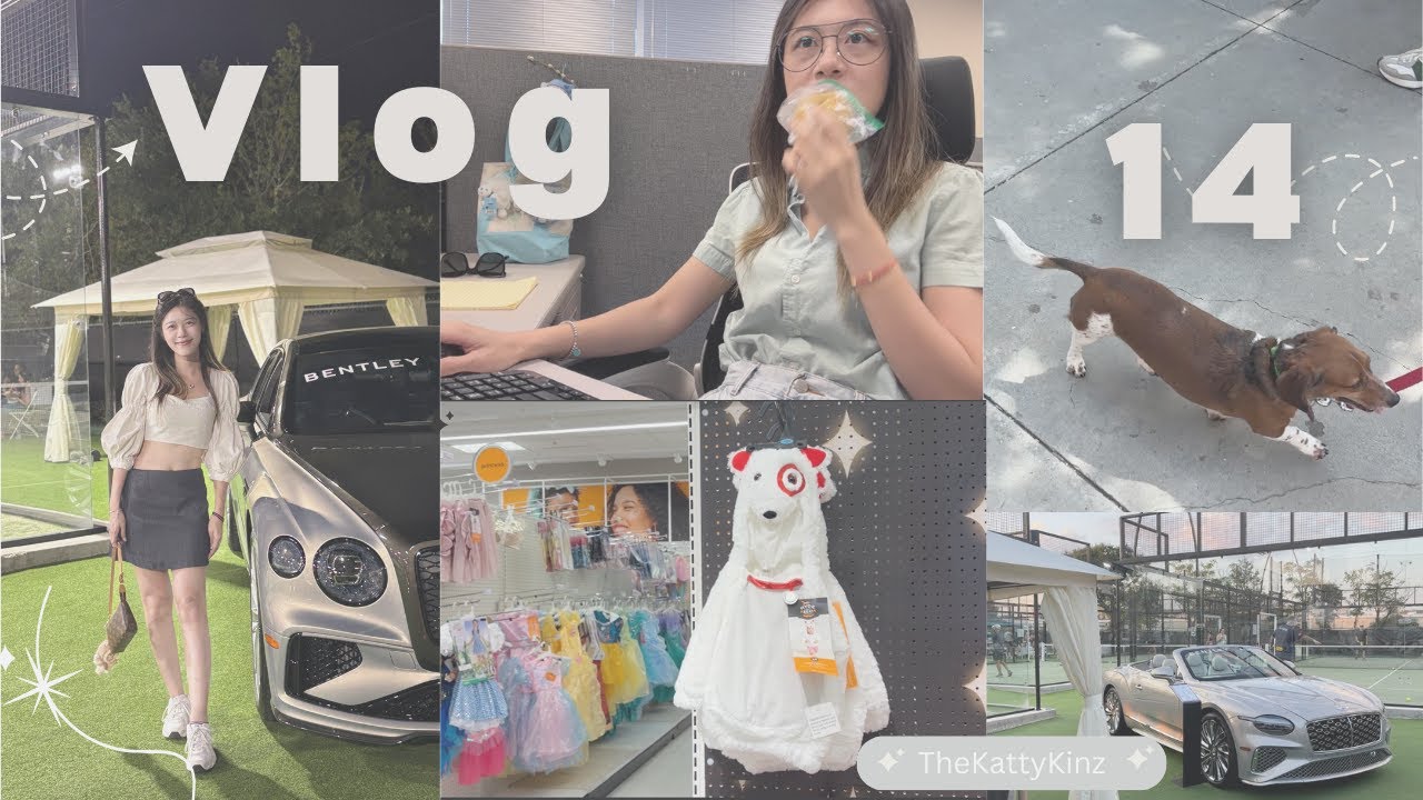 Vlog #14 | 上班日常💼、參加Bentley 活動、假日早上的Farmer’s market | theKattyKinz