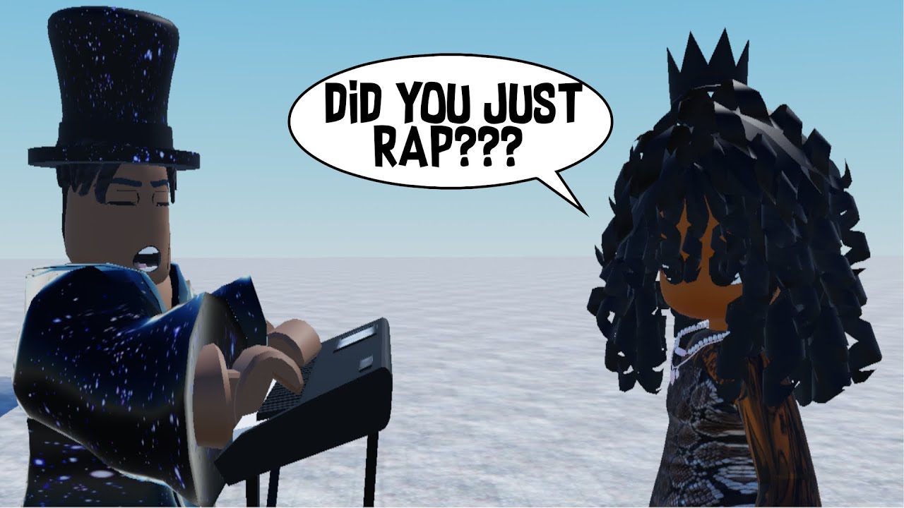 singing RAP SONGS in MIC UP on Roblox voice chat 🎤🎹