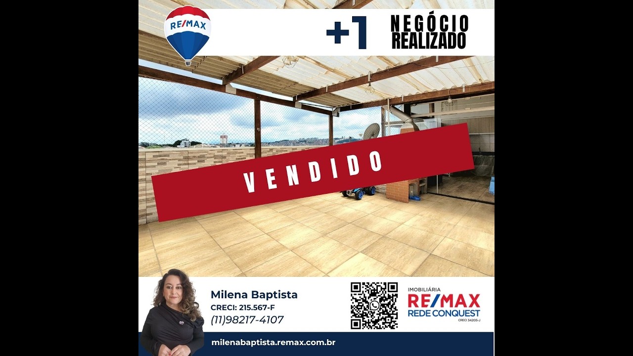 Cobertura a venda Parque Novo Oratório, 2 dormitórios sendo 1 suíte