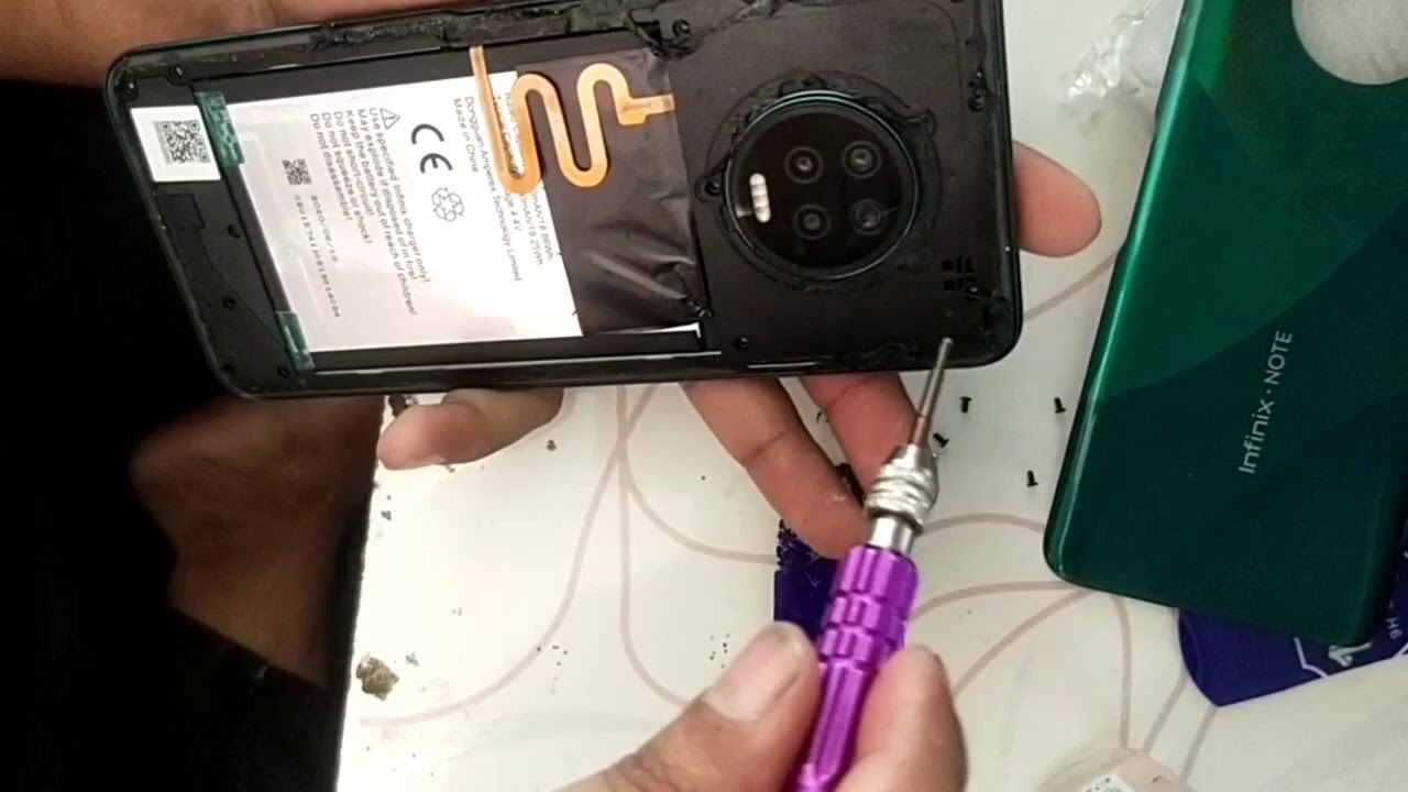 Infinix Note 7  disassembly