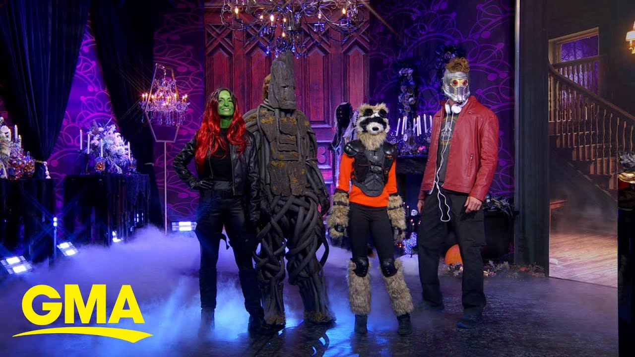 Families compete in Halloween costume contest on 'GMA'