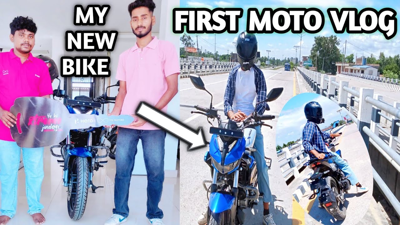 My First Moto Vlogs With My New Bike //Manor Saroj Rao
