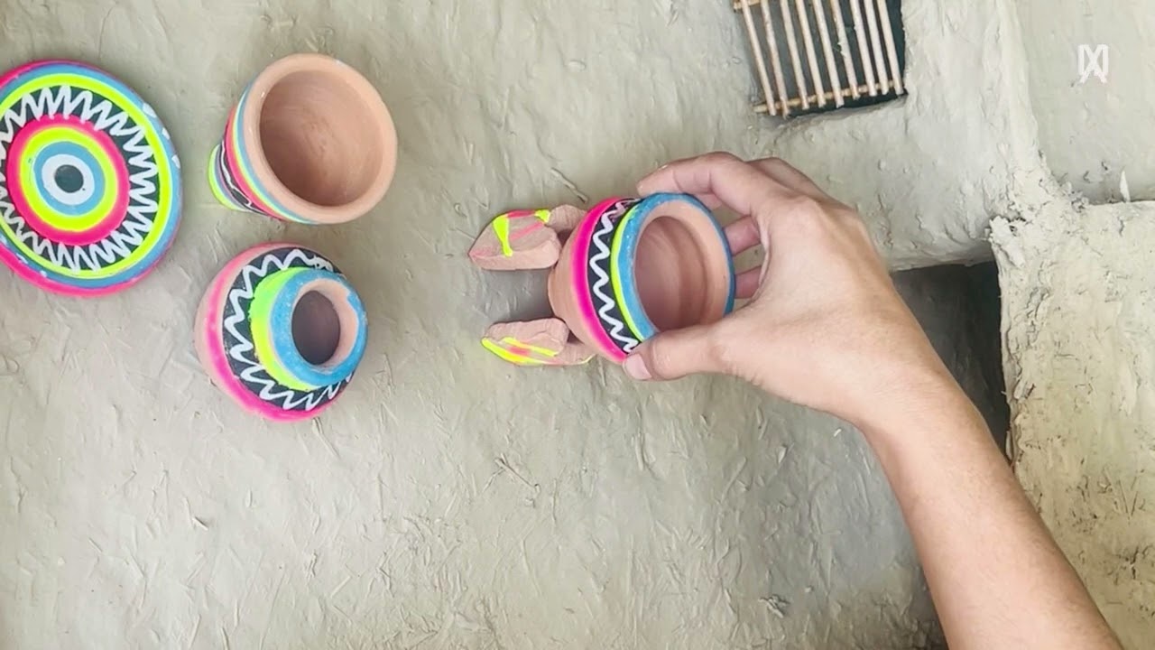 Beautiful Mini Clay pots