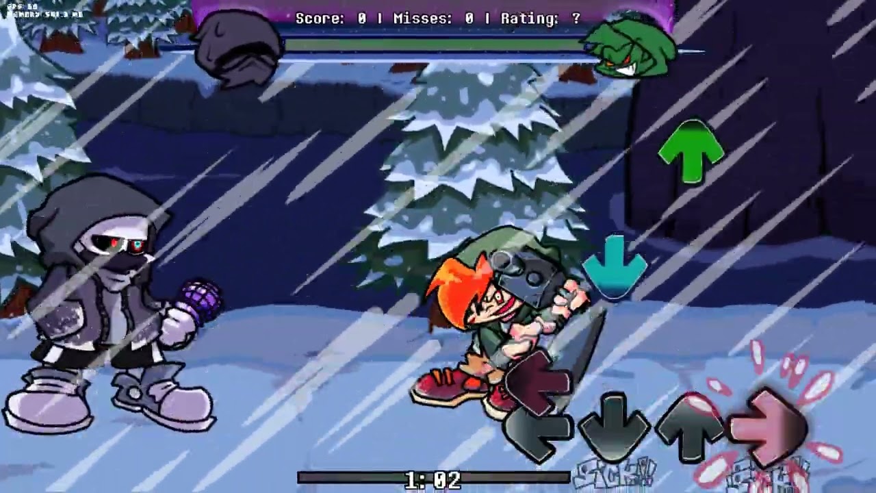 Friday Night Funkin Dusttale Best Friends Dusty Blizzard (FanReworked or idk)