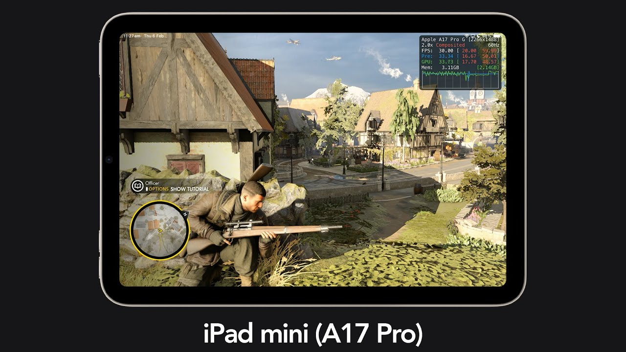 iPad mini (A17 Pro) - Testing 15 Older PC Console Games