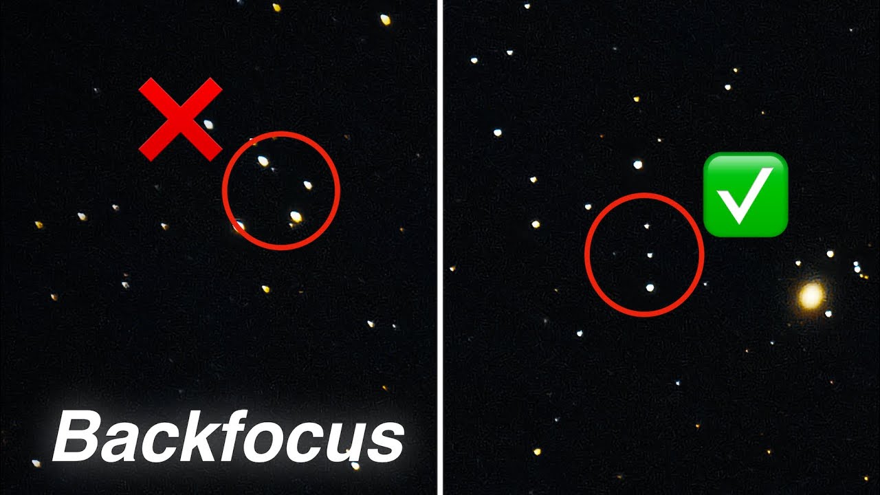 BACKFOCUS : comment avoir des &eacute;toiles rondes sur ses astrophotos