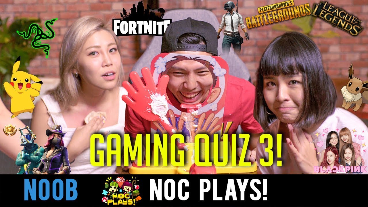 NOC Plays: Gaming Quiz Vol.3! (Pie Face Challenge)