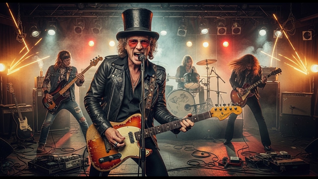 Led Zeppelin, Deep Purple, AC/DC, Jimi Hendrix – Classic Western Blues Rock Riffs & Vocals