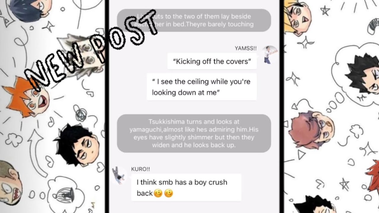 Haikyuu texts-“back to friends” live AU tsukiyama | is tsukkishima gay?
