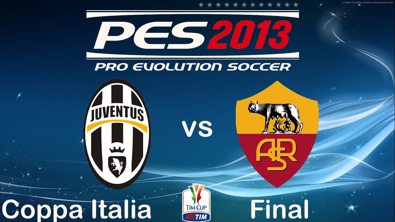 PES 2013 | Juventus F.C. - A.S. Roma | Coppa Italia Final
