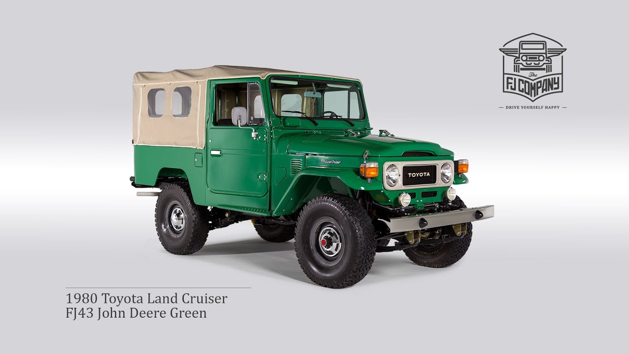 1980 Toyota Land Cruiser FJ43 John Deere Green Restoration Process Full HD