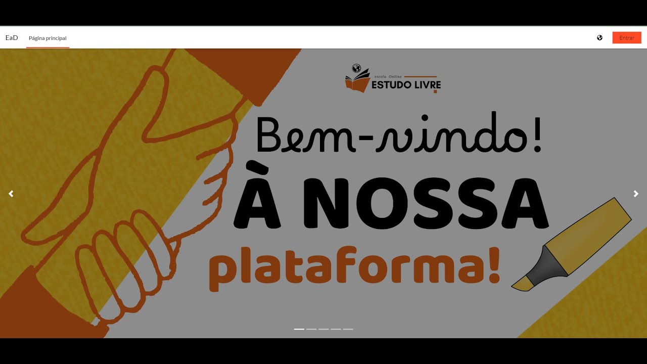 Como entrar e usar A Plataforma Ead Estudo Livre   Eng  Aniceto