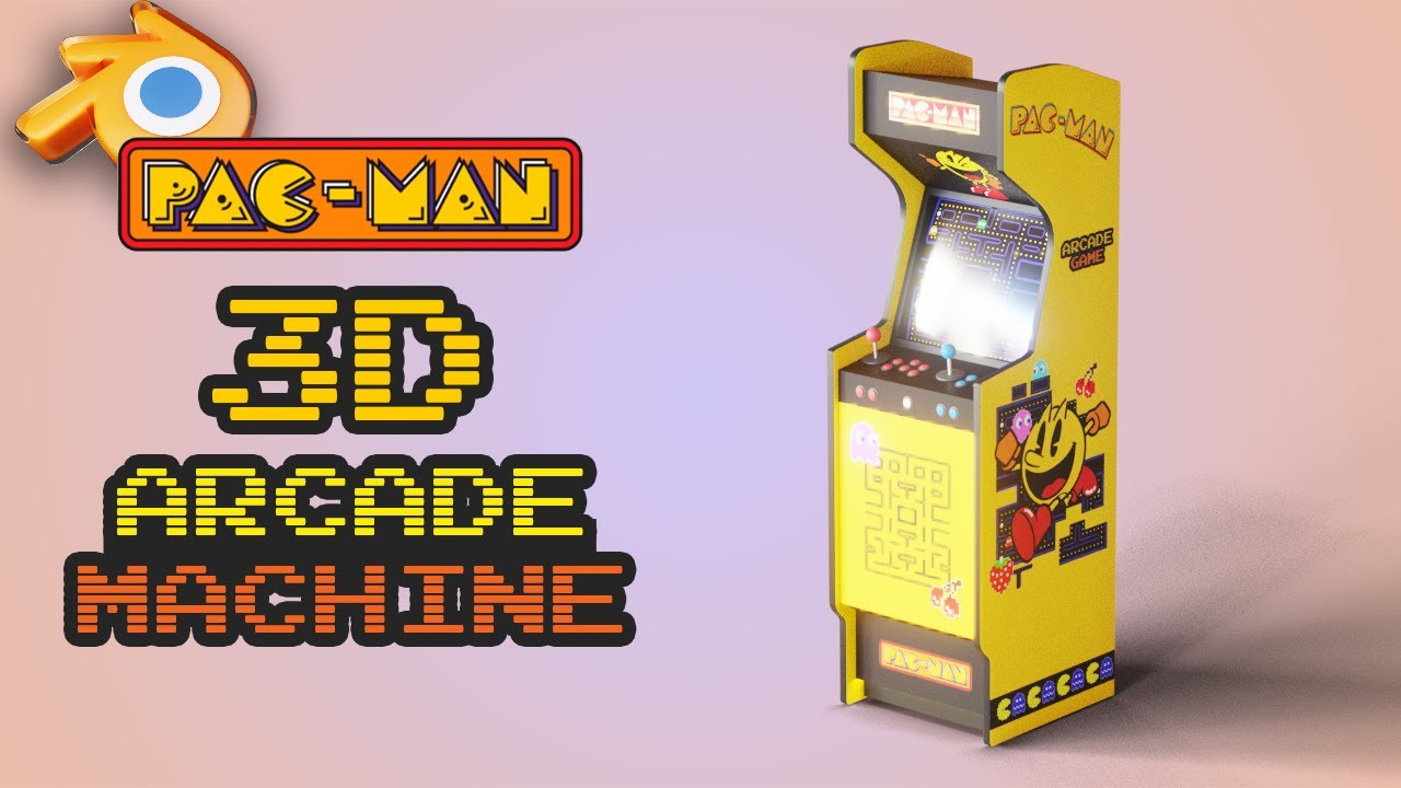 Comment faire une borne d'arcade #3d sur #Blender