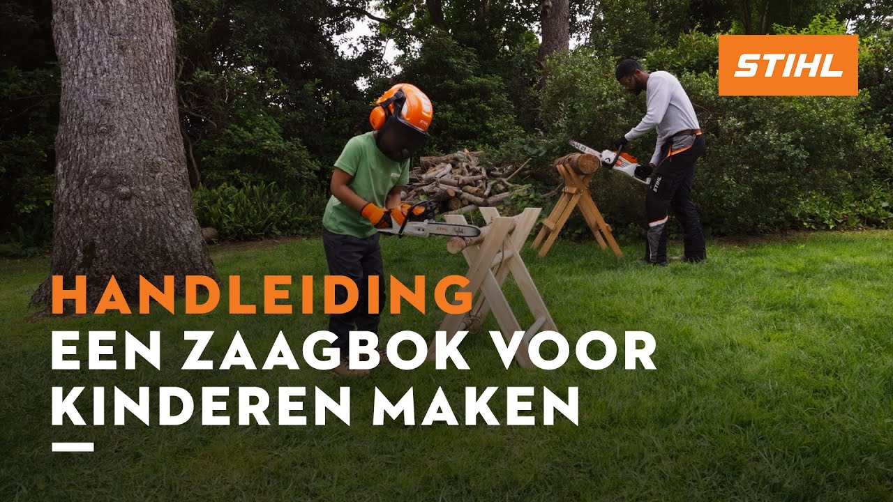 Een zaagbok voor kinderen maken - STIHL DIY Projecten