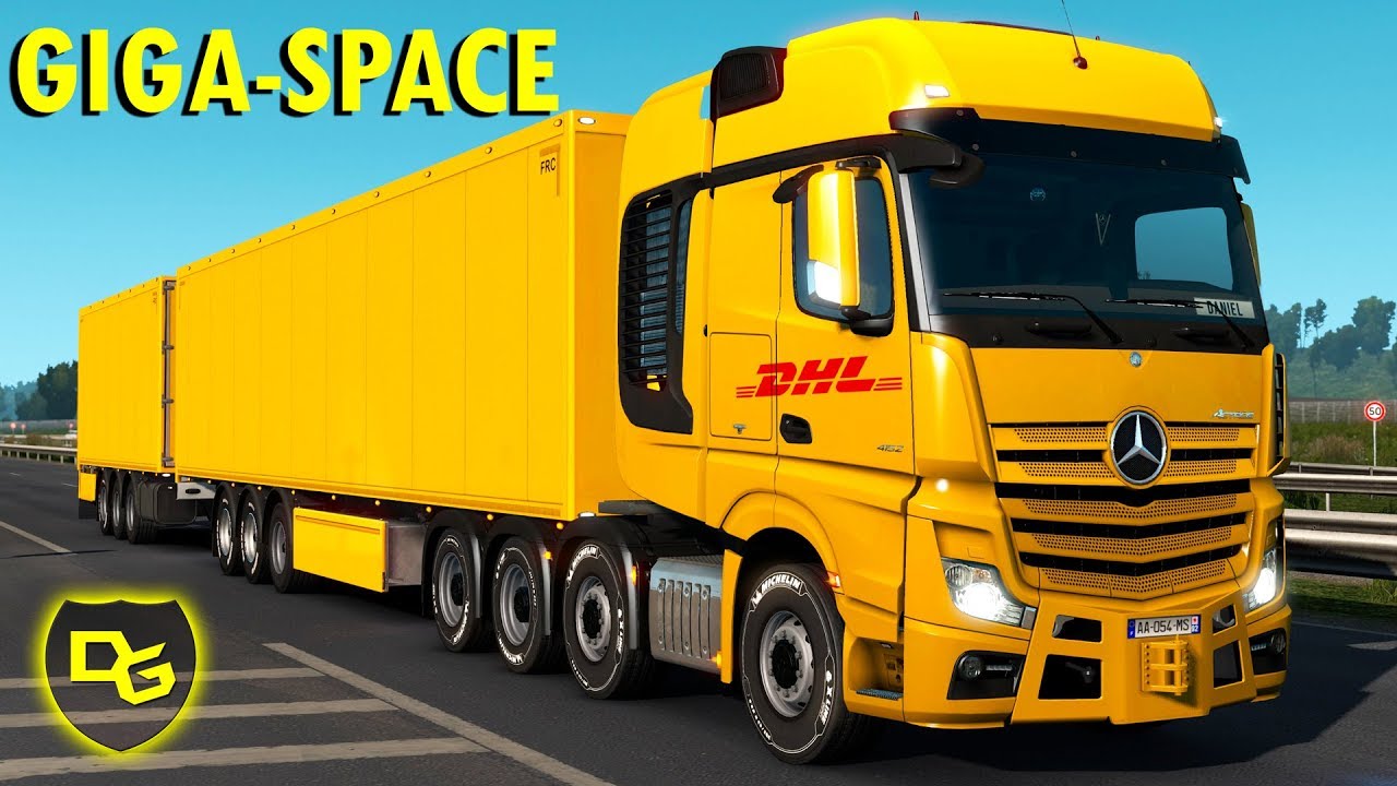 Euro Truck Simulator 2 Schwerlast #6 - Der Giga Space mit Giga Anhänger! - Daniel Gaming - ETS 2 DLC