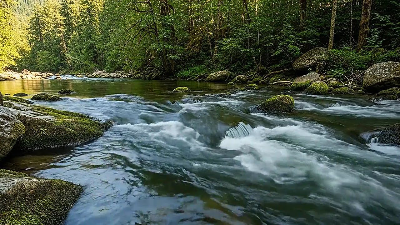 Gentle River Sounds for Sleep | Relaxing Nature Ambience to Calm Your Mind