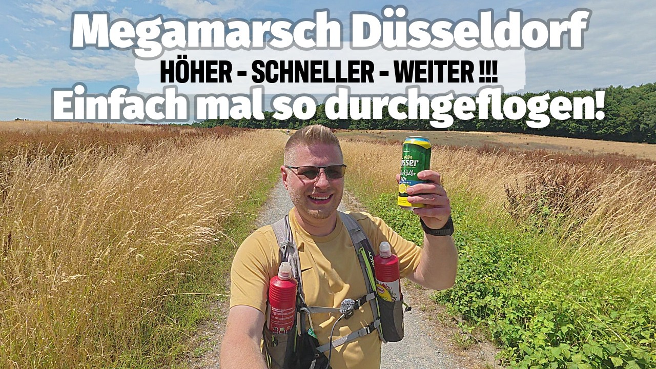 BESTZEIT! 50km Megamarsch Düsseldorf 2025 - zum vierten mal 😅