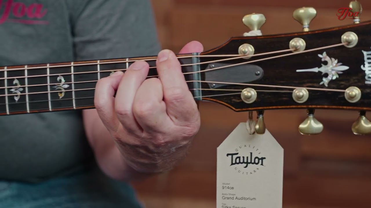 Taylor 914ce V-Class played by Tom Punt | Demo (Live from Taylor Guitars in El Cajon)