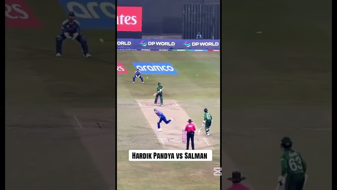Hardik Pandya bowling fast vs Pakistan #cricket #hardikpandya #t20worldcup #indiancricketer