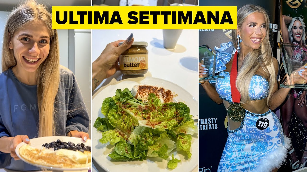 COSA MANGIO 24H PRIMA LA MIA PRIMA GARA DI BODYBUILDING