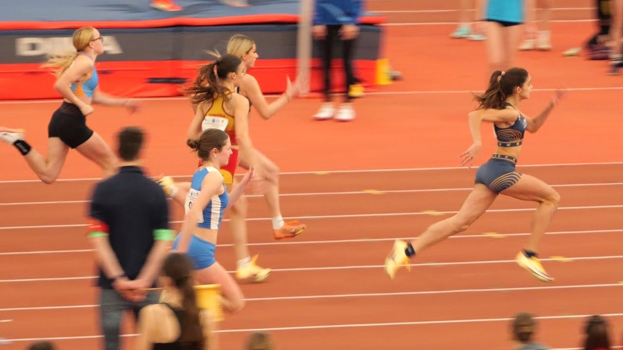 60 m Girls & Boys U16 FINALS Tara Šestak 7.68 PB Źan Mikložič 7.22 PB Slovenian Championships 2026