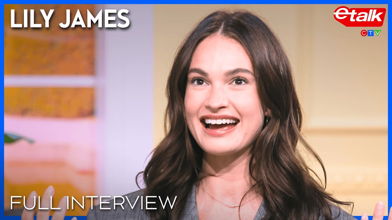 Lily James reveals she's never used dating apps, talks Mamma Mia 3 & new movie 'Swiped' | Interview