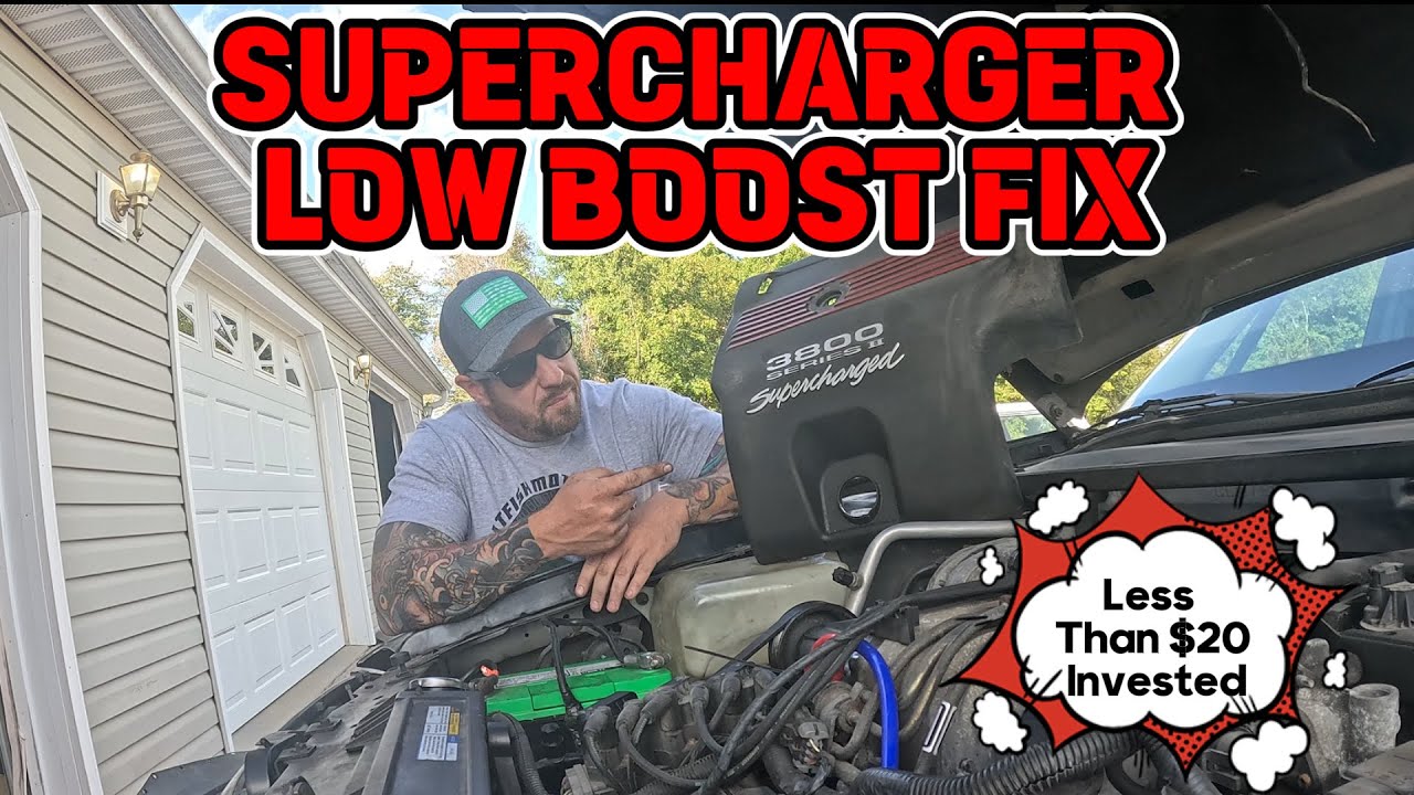 Unlocking Hidden Power: DIY boost fix for Supercharged 3800 Pontiac Bonneville