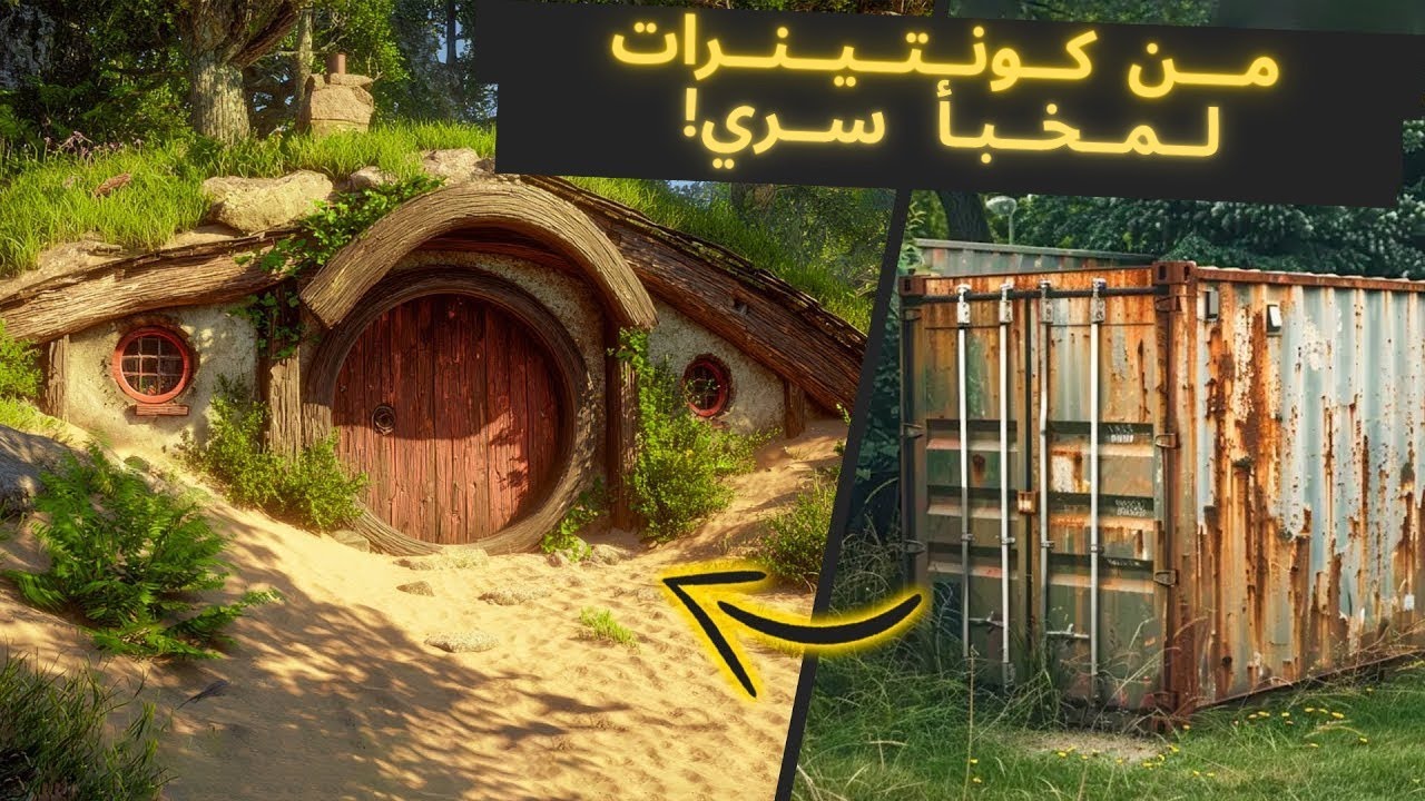 مشروع مجنون, من كونتينرات لمخبأ سري تحت الارض!!(الجزء التاني)