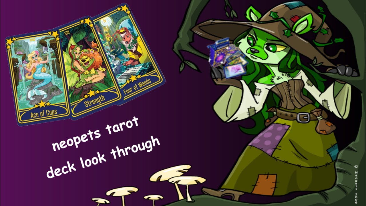Neopets Geekify Tarot Deck Look Through | Neopets Merch