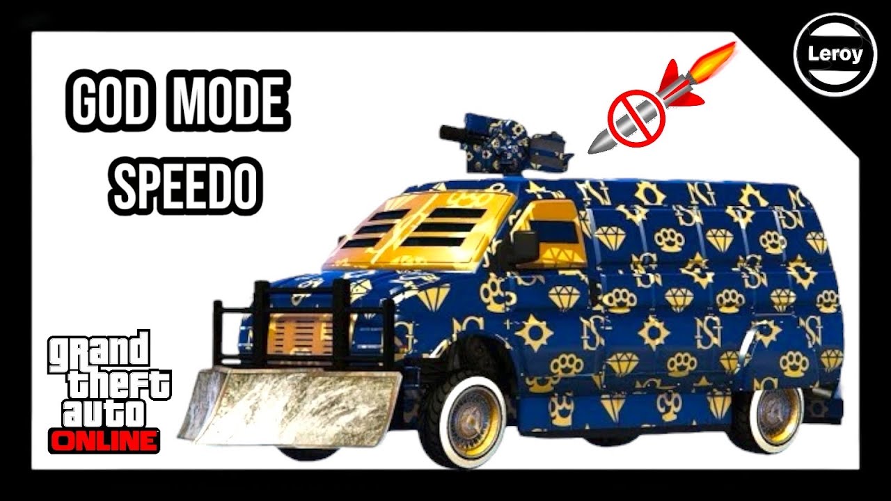 GTA ONLINE HOW TO GET GOD MODE SPEEDO CUSTOM VAN GLITCH SOLO PS4/PS5/XB1