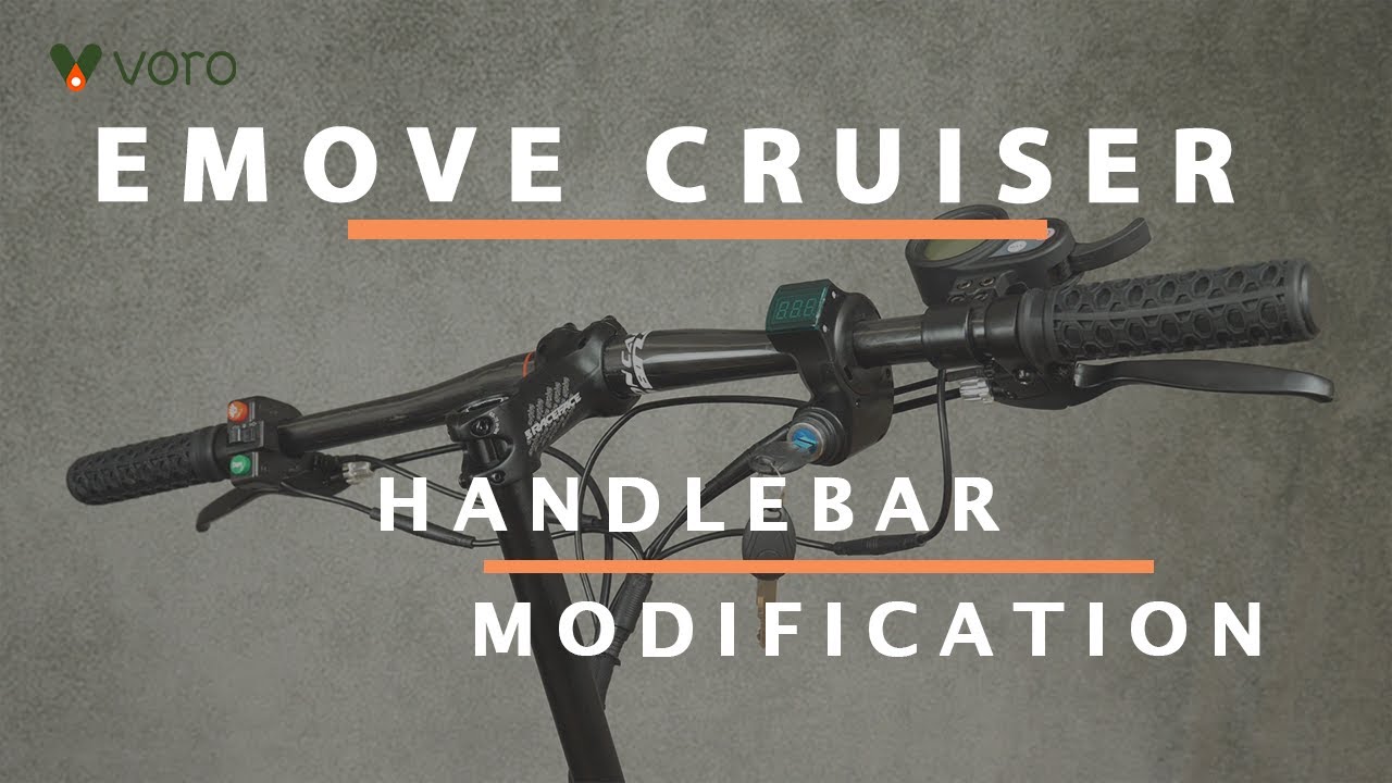 Handlebar modification on the EMOVE Cruiser