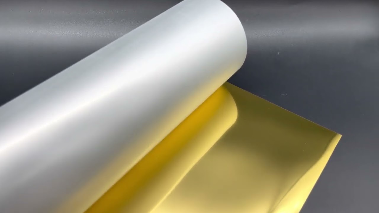 MAXDTF | Metallic Golden DTF Foil - China Manufacturer | 75μm, Cold Peel, Stamping Foil Finish