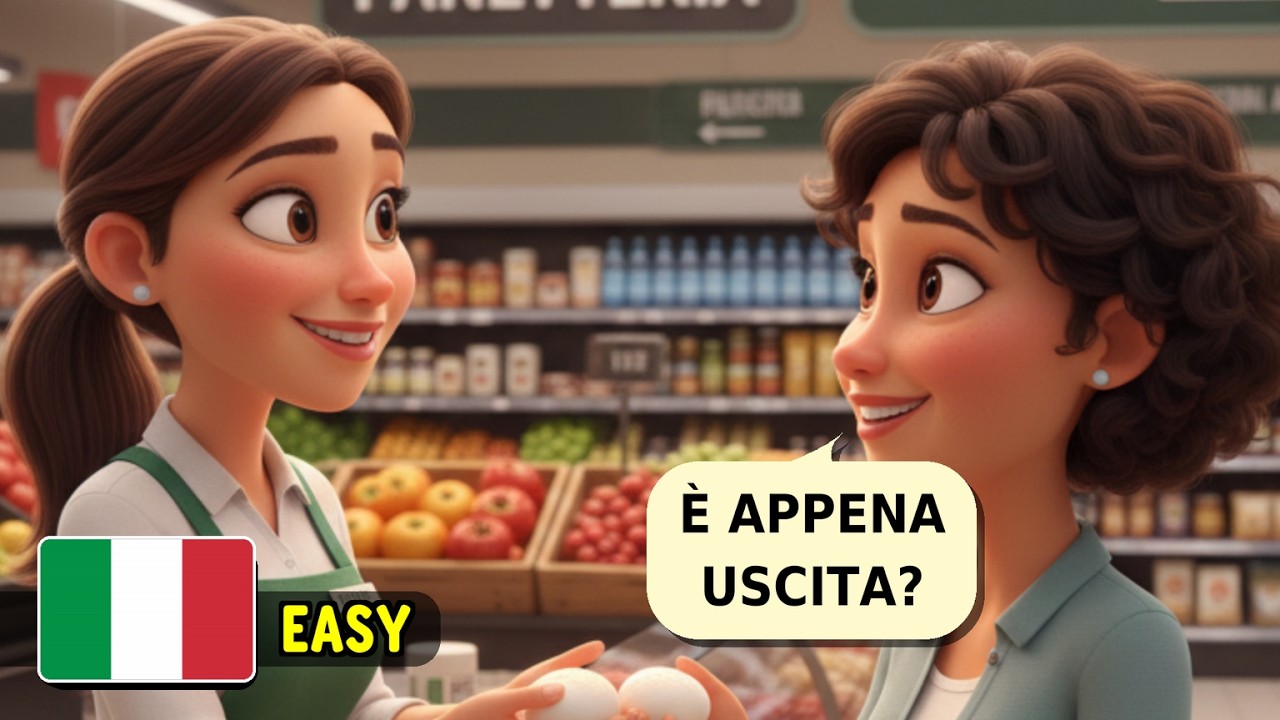Impara l'Italiano 🛒: Fare la Spesa al supermercato (Livello A1-A2)