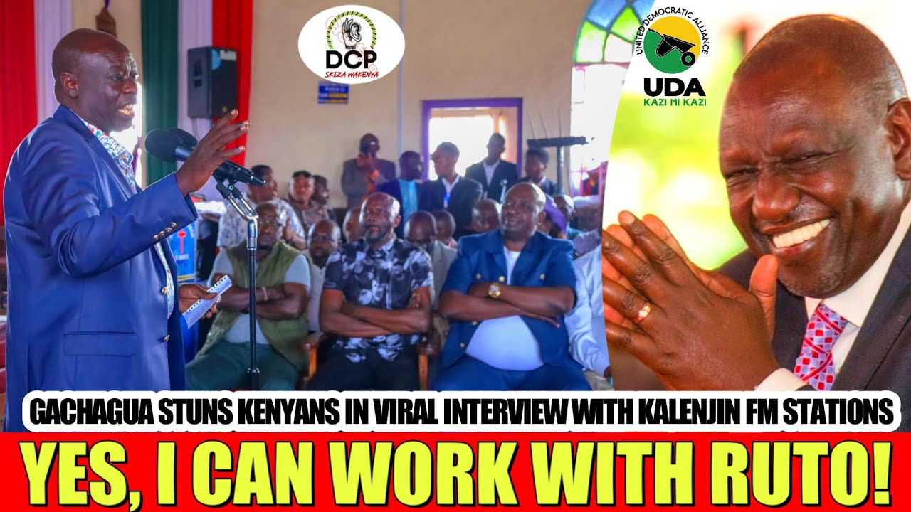 🔥GACHAGUA FACES BACKLASH AFTER SHOCKING RESPONSE ON WORKING WITH RUTO!