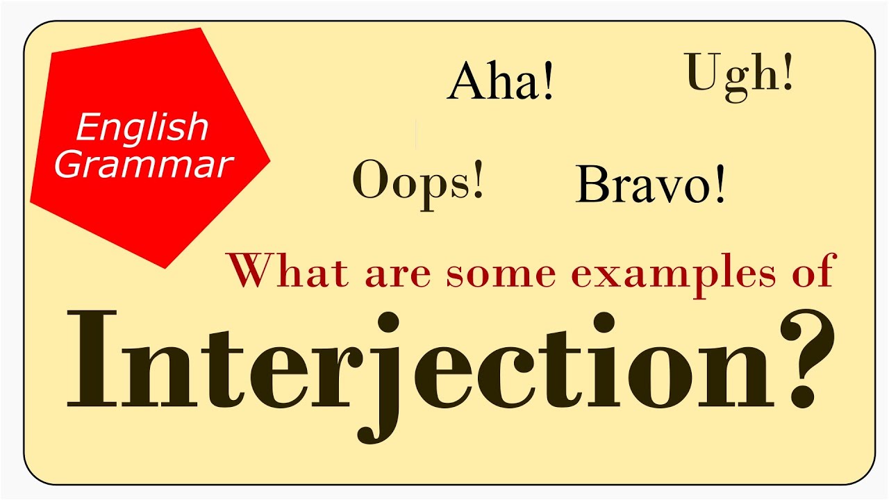 Interjection words examples | English Grammar learning | Kids Channel-Learn with Fun