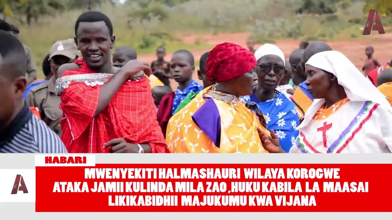 JAMII ZILINDE MILA NA DESTURI ZAO -  SELEMANI MWONGOZO MWENYEKITI, HALMASHAURI WILAYA YA KOROGWE.