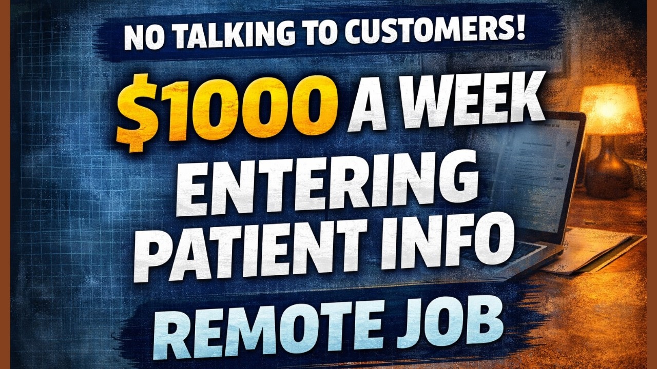 Quiet Remote Job | No Talking To Customers Entering Patient Charges (No Degree)