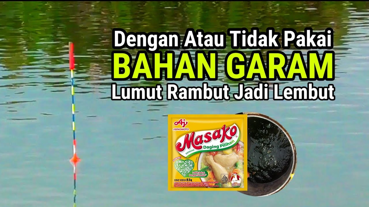 DUA CARA Menghaluskan LUMUT KASAR Rambut Jadi Lembut | Trik  Mancing Nila | Campuran Lumut