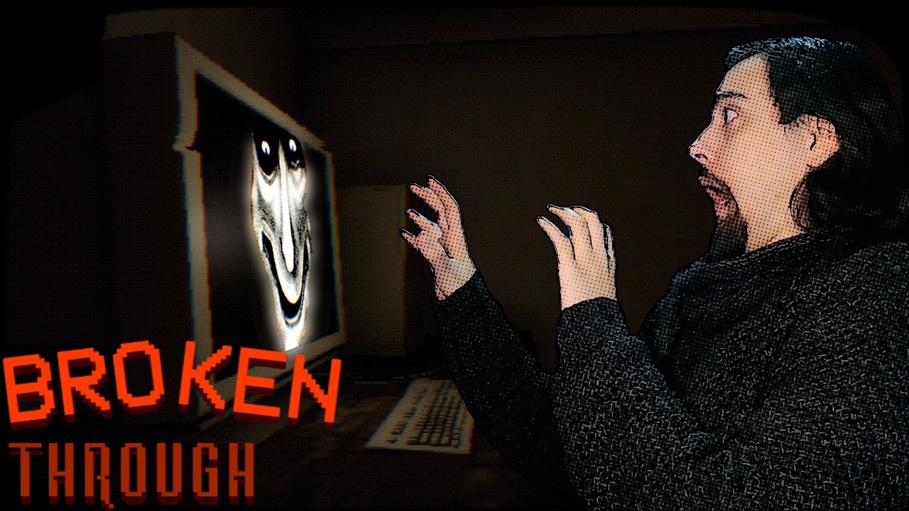 Playing A Weird Game From My Missing Friend At 3am... What Could Go Wrong - BROKEN THROUGH
