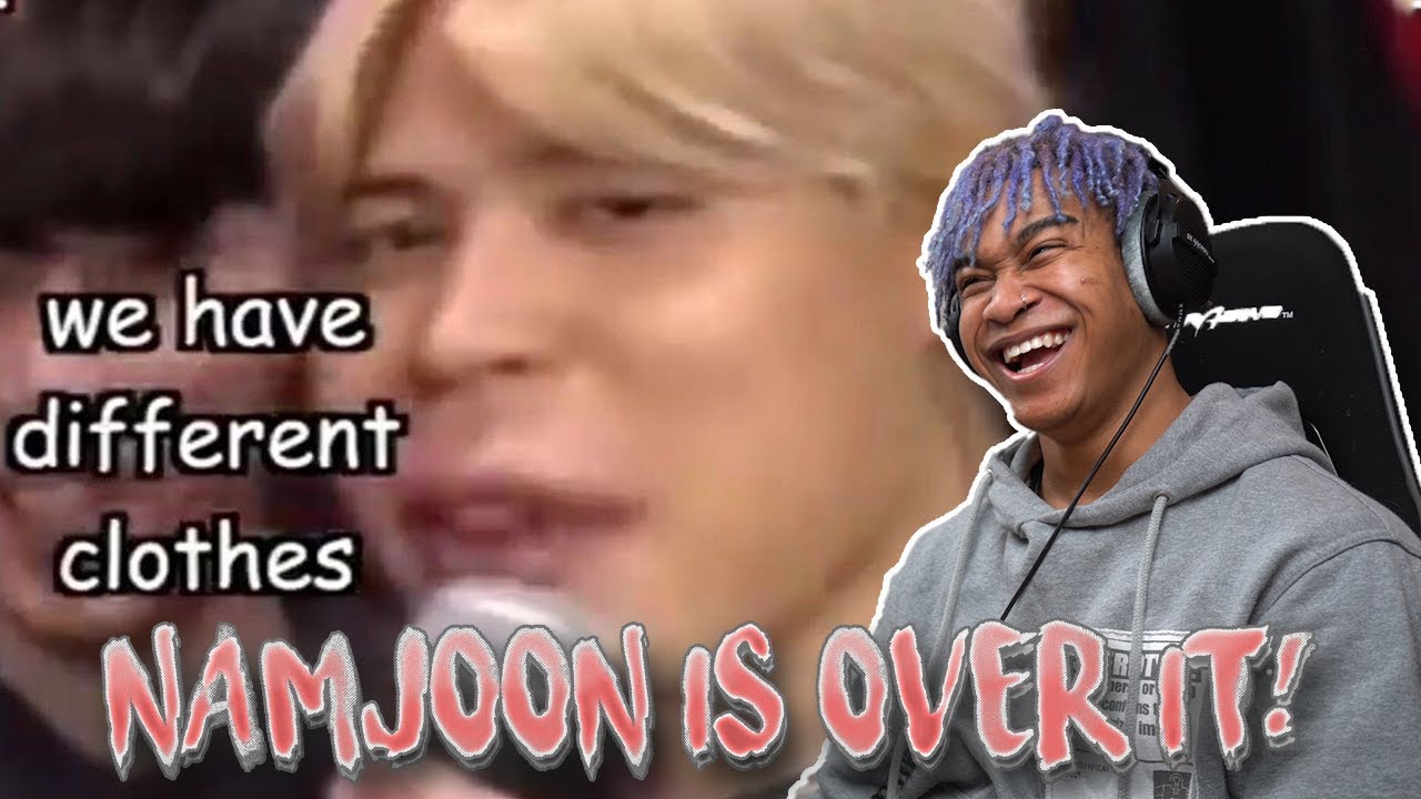 namjoon being done with bts' english | 😂