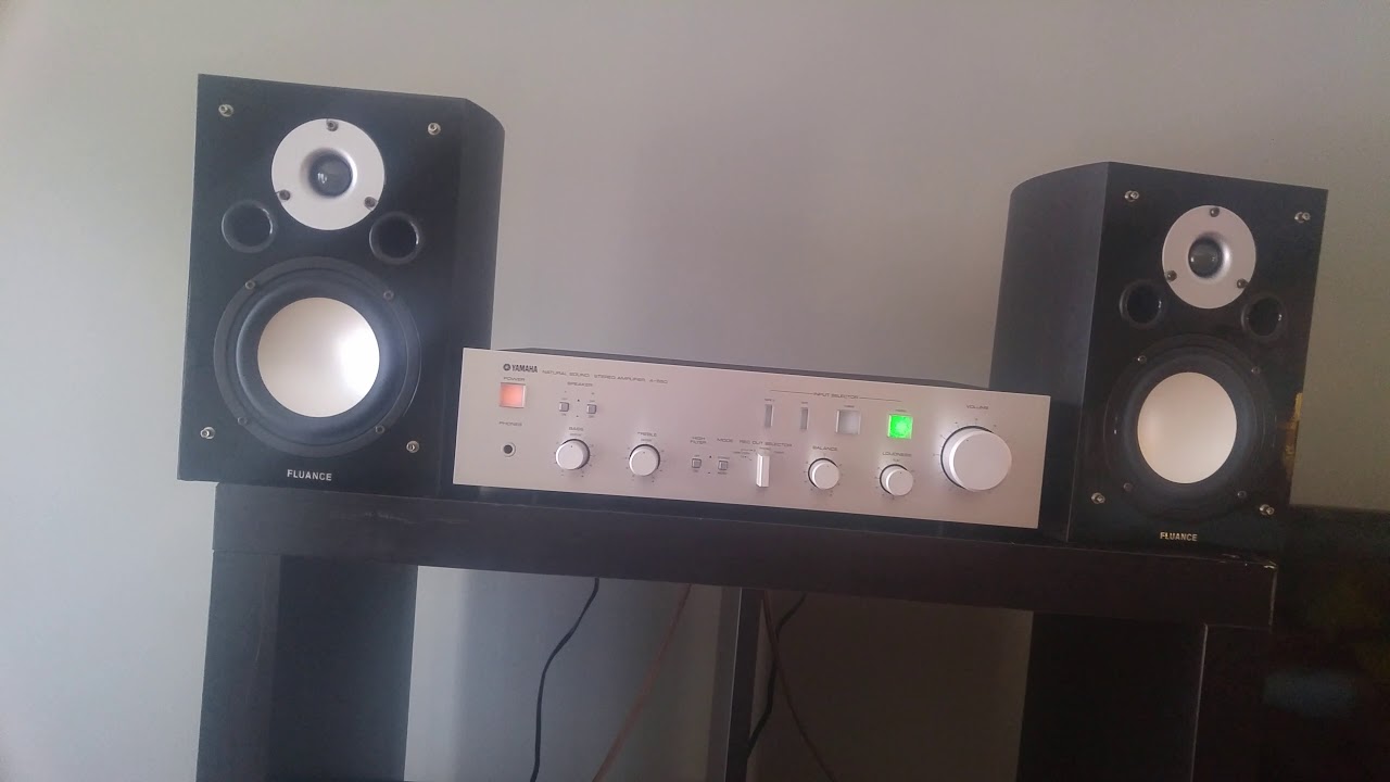 Fluance RT81, Yamaha A-550, Fluance XL7S
